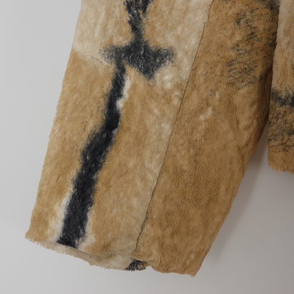 Faux Fur Cotton Blend Jacket Size S Italy designer Cappopera - Picture 3 of 15